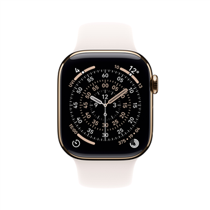 Apple Watch 11, 42 mm, GPS + Cellular, M/L, titāna, zelta - Viedpulkstenis