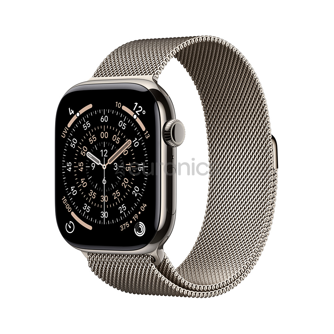Apple Watch 11, 42 mm, GPS + Cellular, Milanese loop, titāna - Viedpulkstenis