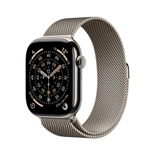 Apple Watch 11, 46 mm, GPS + Cellular, Milanese loop, M/L, titāna - Viedpulkstenis MFD04ET/A