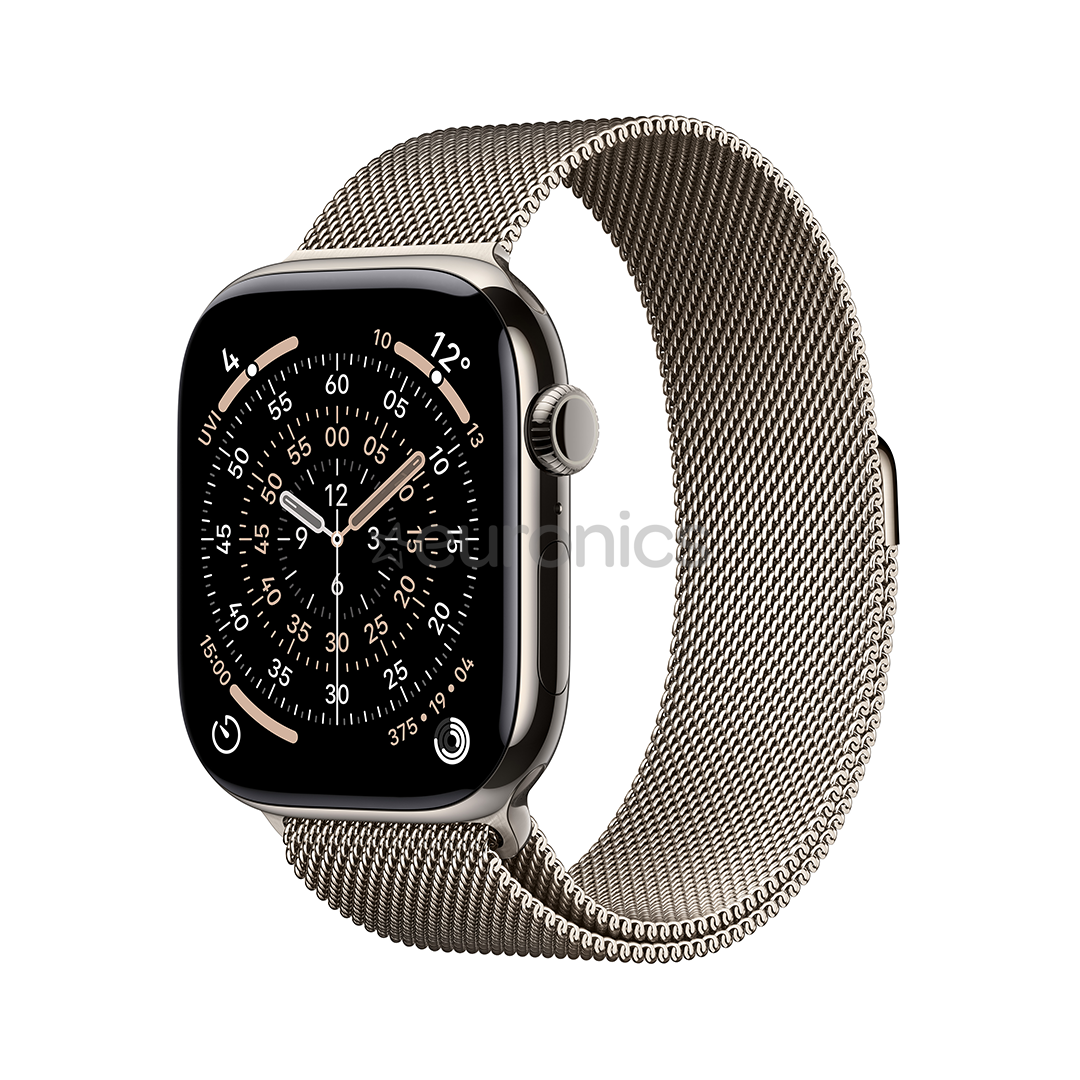 Apple Watch 11, 46 mm, GPS + Cellular, Milanese loop, M/L, titāna - Viedpulkstenis