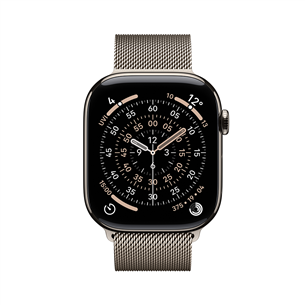 Apple Watch 11, 46 mm, GPS + Cellular, Milanese loop, M/L, titāna - Viedpulkstenis