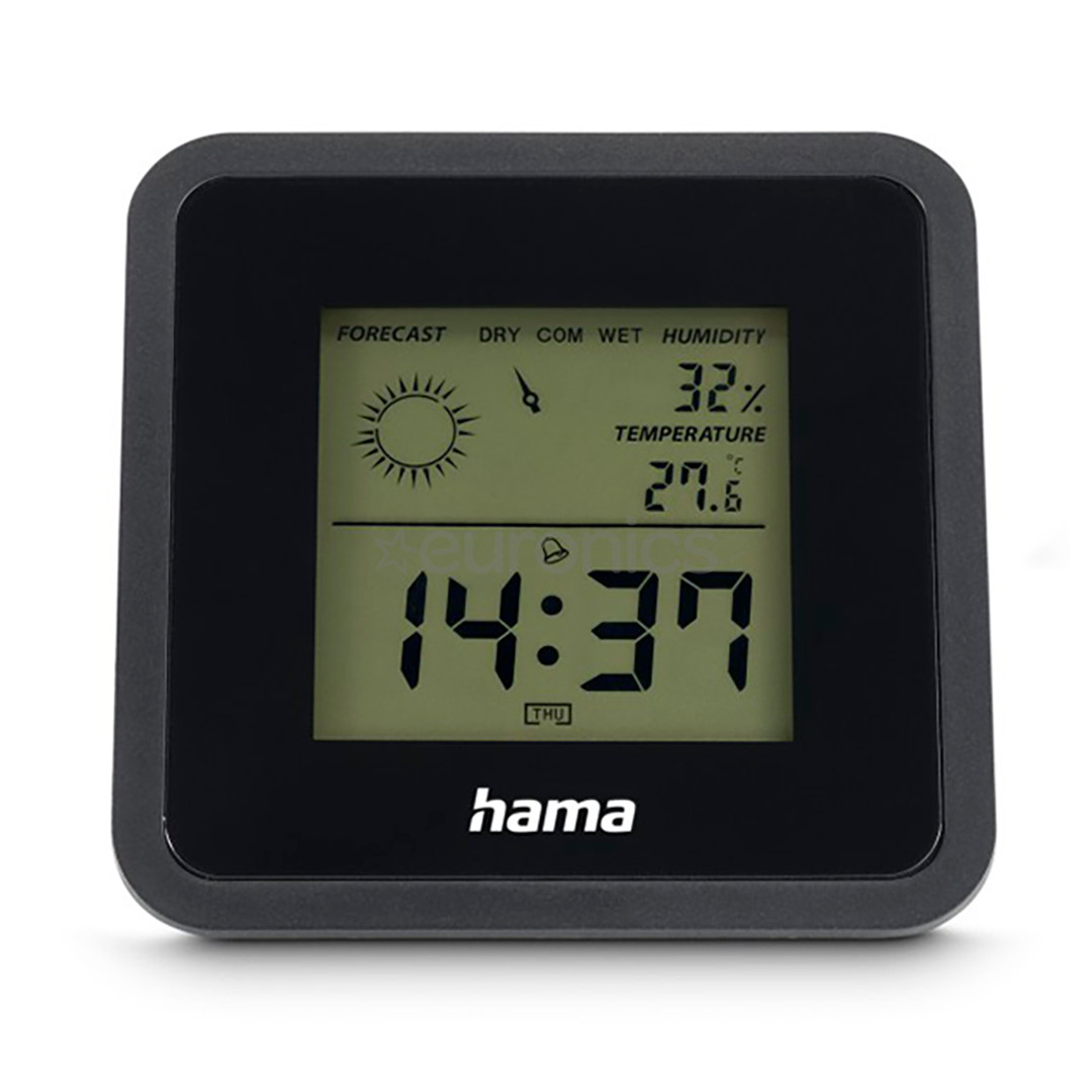 Hama Borneo, black - Thermometer / Hygrometer