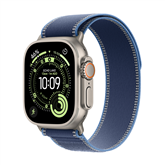 Apple Watch Ultra 3, 49 mm, Trail Loop, S/M, nerūsējošā tērauda / zila- Viedpulkstenis