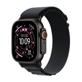 Apple Watch Ultra 3, 49 mm, Alpine Loop, Medium, melna titāna / melna - Viedpulkstenis