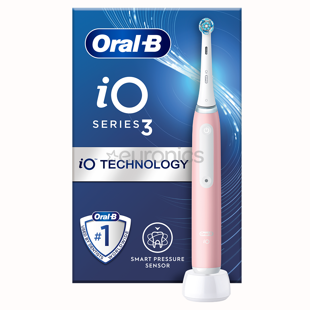 Braun Oral-B iO3, rozā - Elektriskā zobu birste