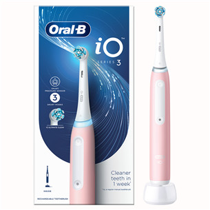 Braun Oral-B iO3, rozā - Elektriskā zobu birste