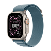 Apple Watch Ultra 3, 49 mm, Alpine Loop, Large, nerūsējošā tērauda / gaiši zila- Viedpulkstenis