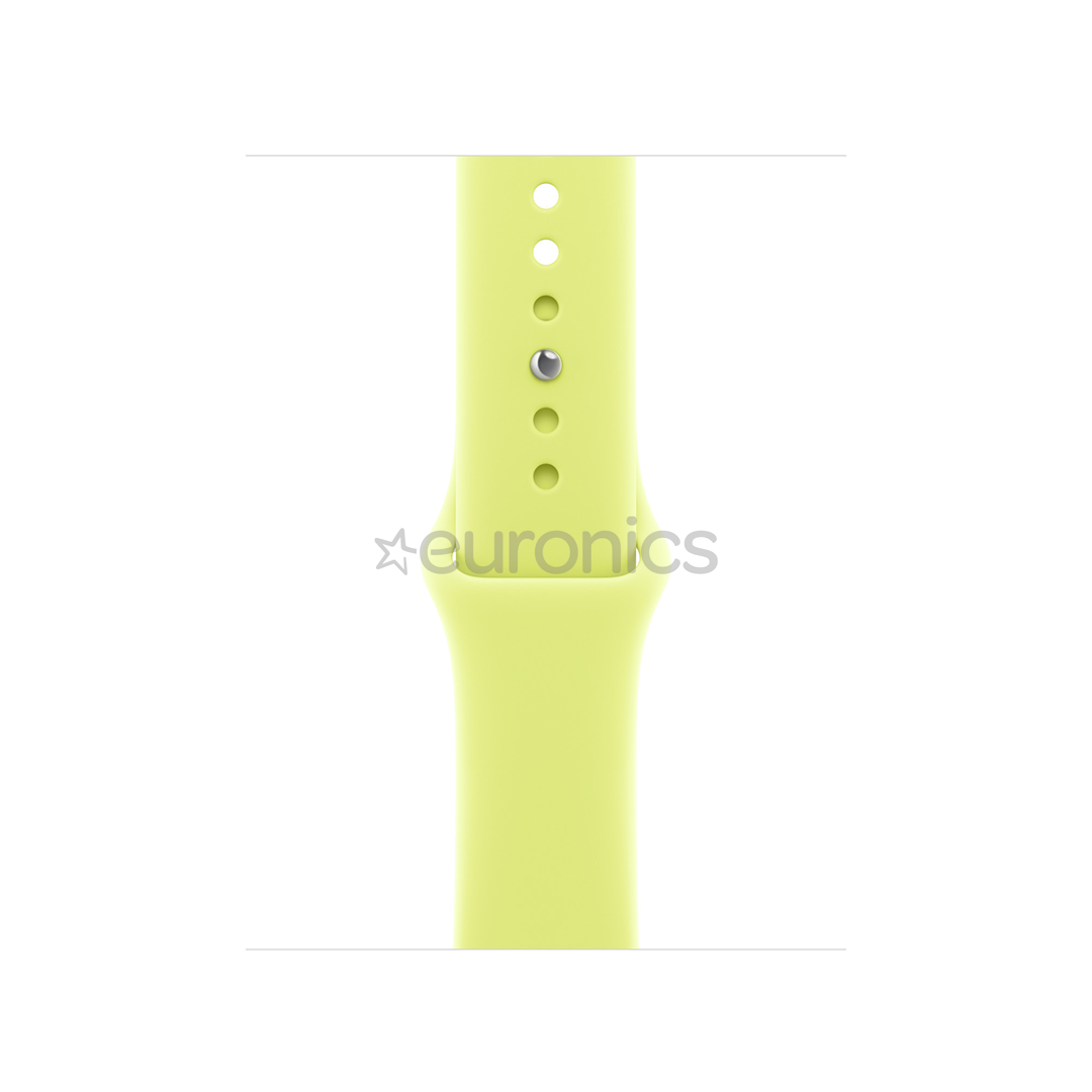 Apple Sport Band, 42 mm, S/M, dzeltena - Siksniņa pulkstenim