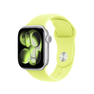 Apple Sport Band, 42 mm, S/M, dzeltena - Siksniņa pulkstenim