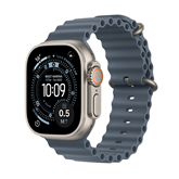Apple Watch Ultra 3, 49 мм, Ocean Band, титан / синий - Смарт-часы