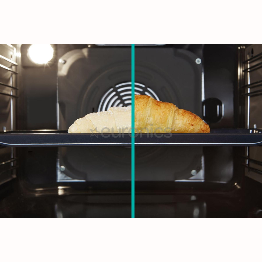 Gorenje, 70 L, width 50 cm, white - Gas cooker with electric oven
