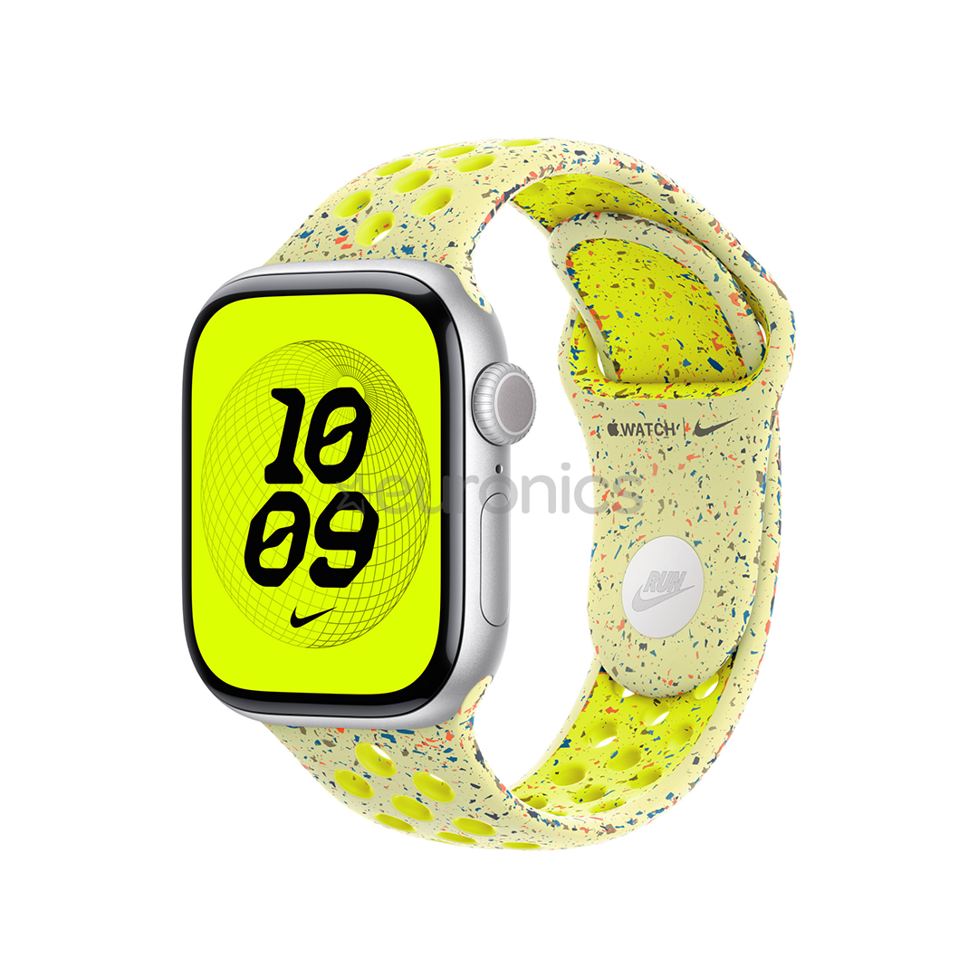 Apple Nike Sport Band, 42 mm, M/L, dzeltena - Siksniņa pulkstenim