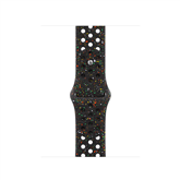 Apple Nike Sport Band, 42 mm, M/L, melna - Siksniņa pulkstenim