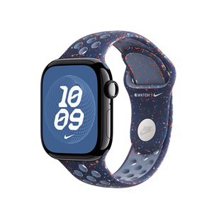 Apple Nike Sport Band, 42 mm, S/M, zila- Siksniņa pulkstenim