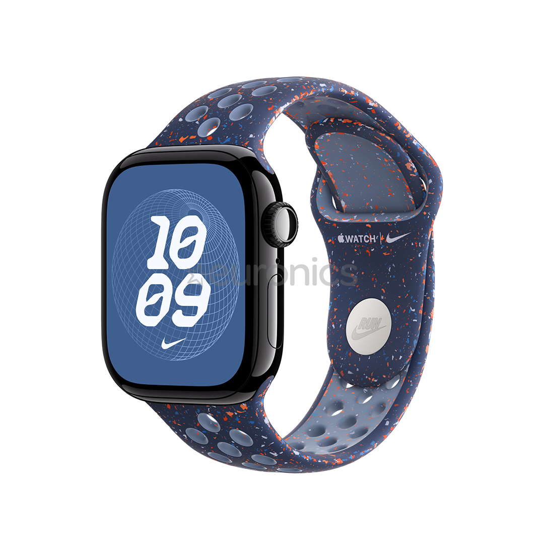 Apple Nike Sport Band, 42 mm, S/M, zila- Siksniņa pulkstenim