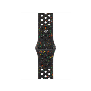 Apple Nike Sport Band, 46 mm, M/L,melna - Siksniņa pulkstenim MGC34ZM/A