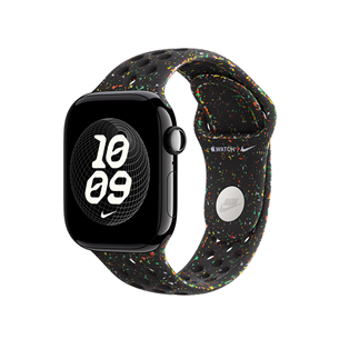 Apple Nike Sport Band, 46 mm, M/L,melna - Siksniņa pulkstenim