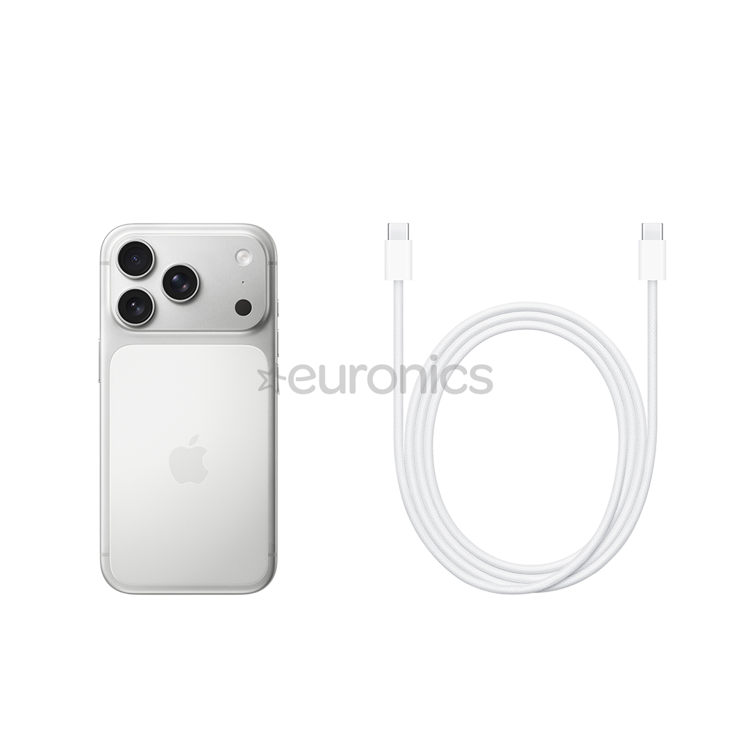 Apple iPhone 17 Pro, 512 ГБ, серебристый - Смартфон