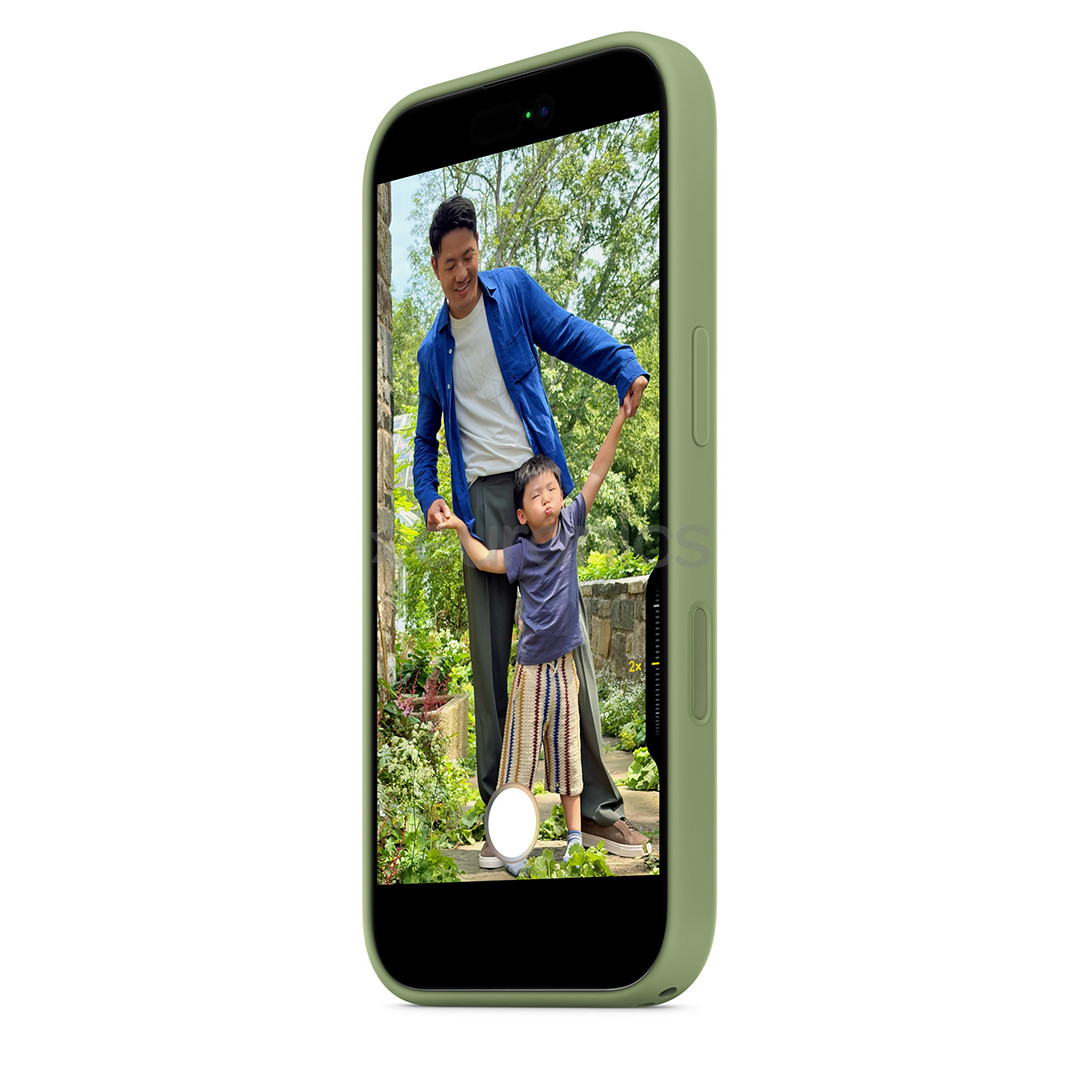 Apple Silicone Case with Magsafe, iPhone 17, light moss - Case