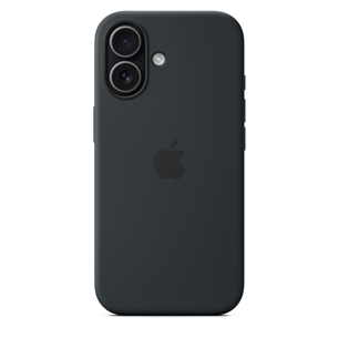 Apple Silicone Case with Magsafe, iPhone 17, melna - Apvalks viedtālrunim MGF14ZM/A