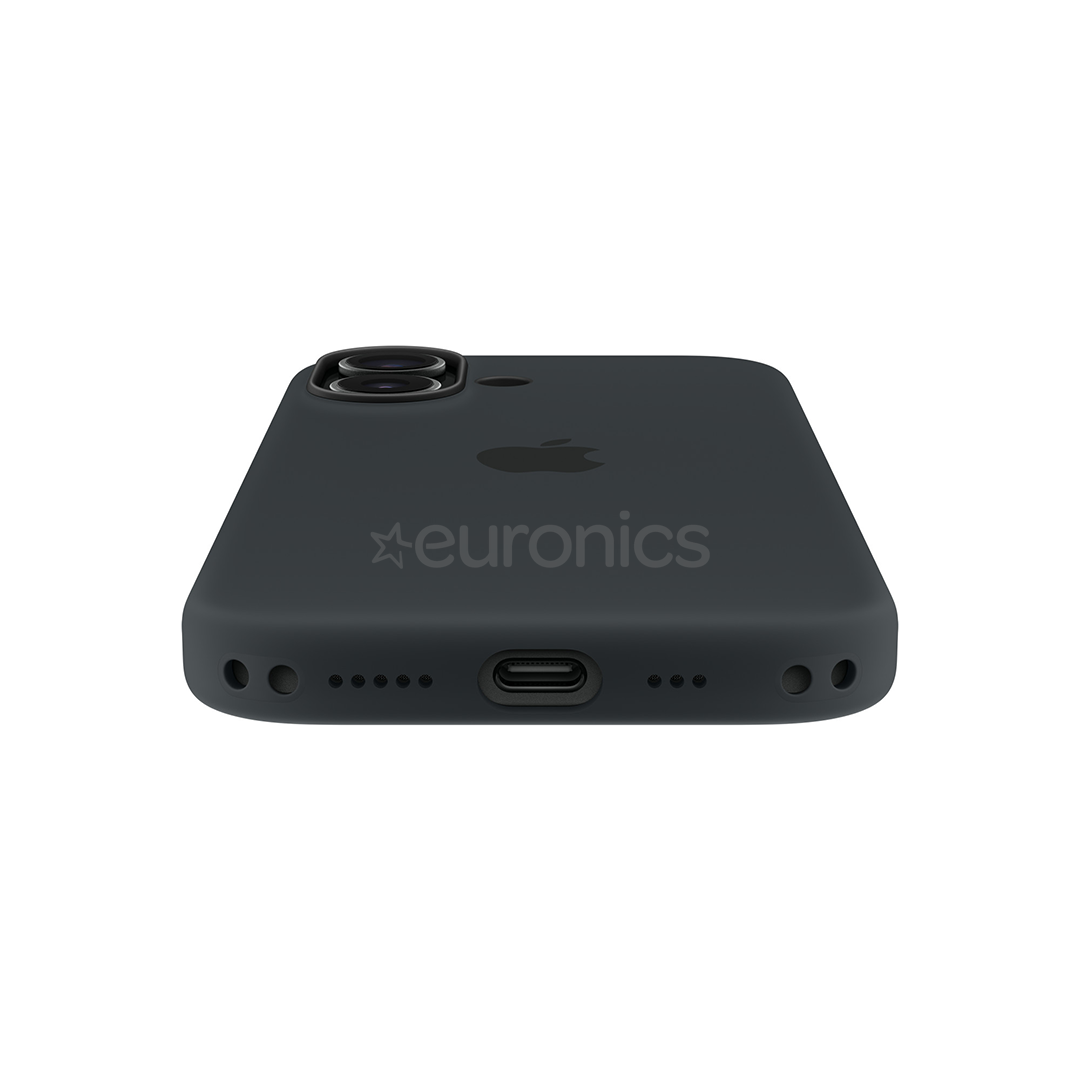 Apple Silicone Case with Magsafe, iPhone 17, melna - Apvalks viedtālrunim