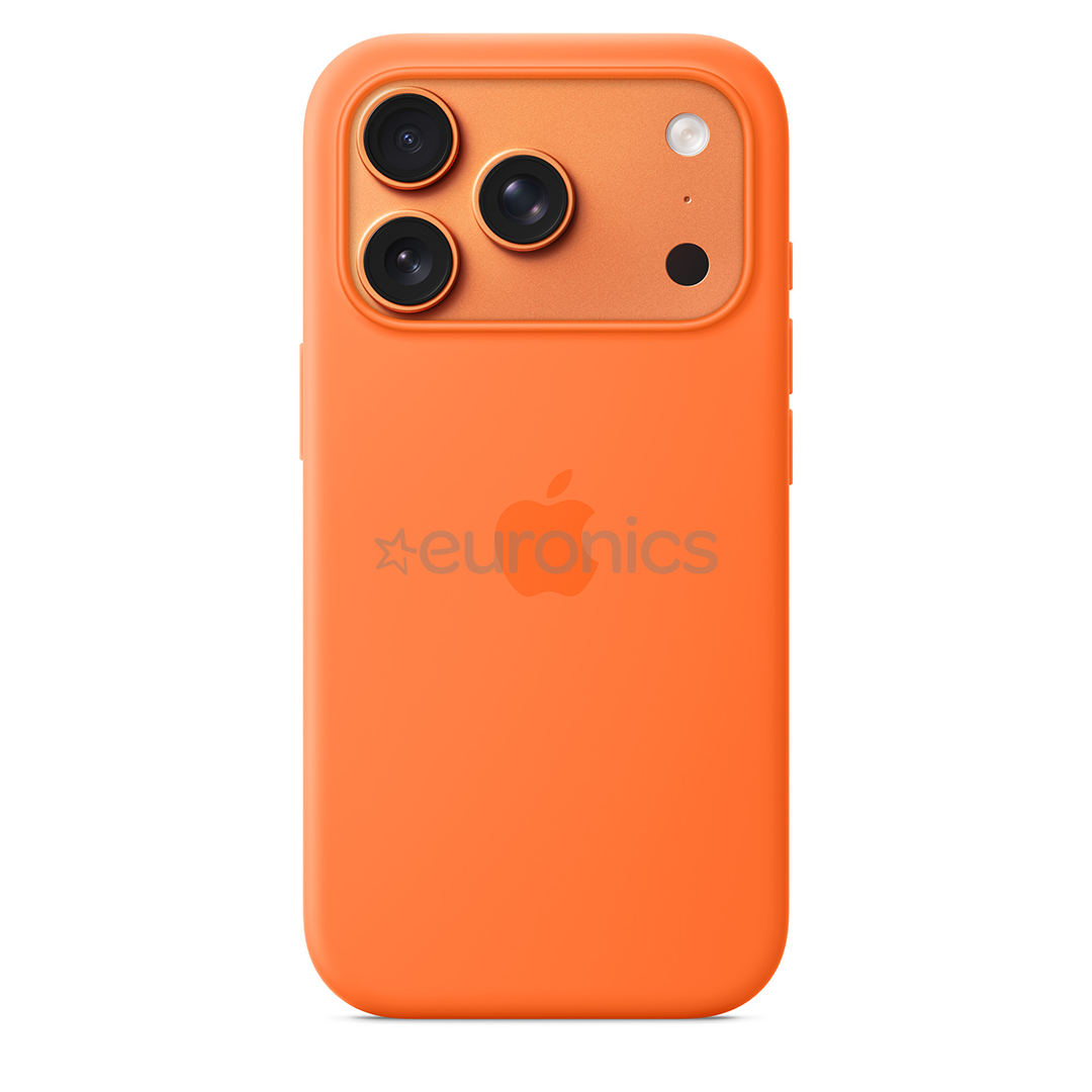 Apple Silicone Case with Magsafe, iPhone 17 Pro, oranža - Apvalks viedtālrunim