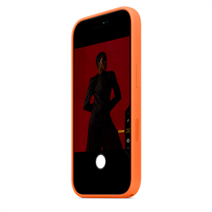 Apple Silicone Case with Magsafe, iPhone 17 Pro, oranža - Apvalks viedtālrunim