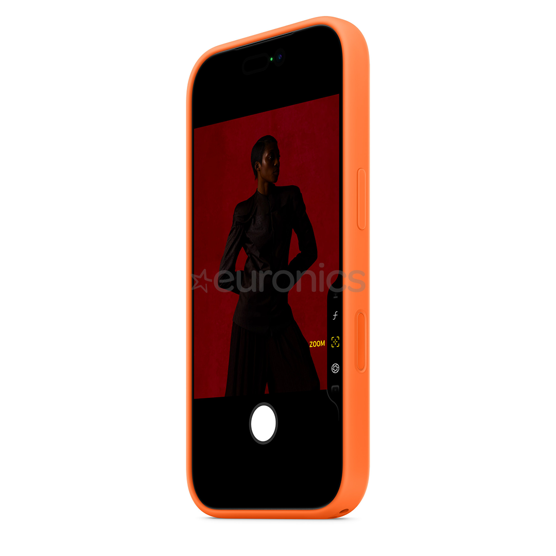 Apple Silicone Case with Magsafe, iPhone 17 Pro, oranža - Apvalks viedtālrunim