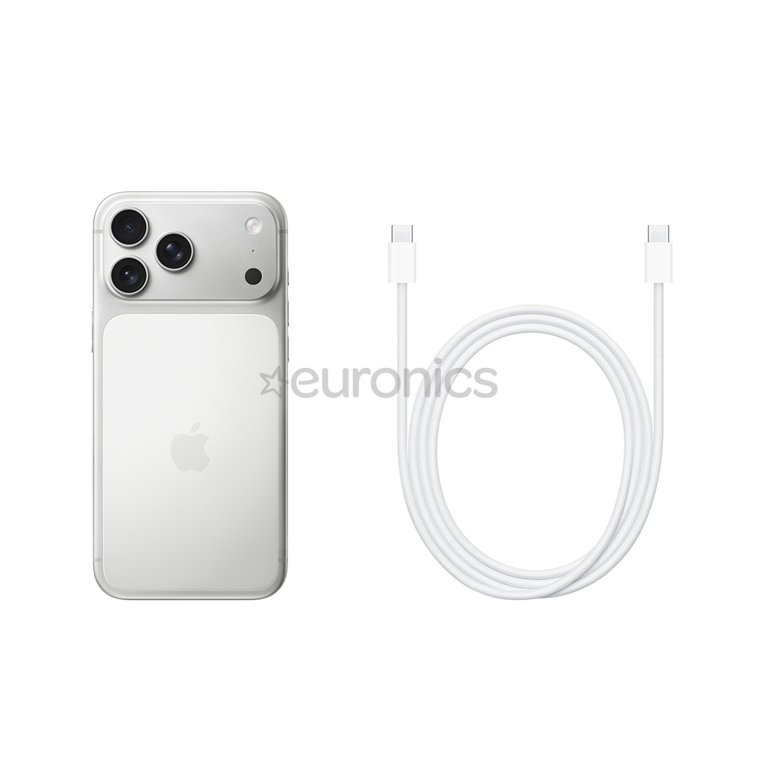 Apple iPhone 17 Pro Max, 512 ГБ, серебристый - Смартфон