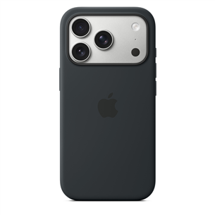 Apple Silicone Case with Magsafe, iPhone 17 Pro, melna - Apvalks viedtālrunim MGFK4ZM/A