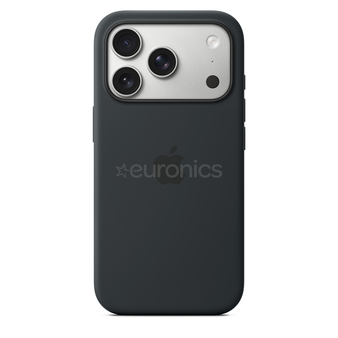 Apple Silicone Case with Magsafe, iPhone 17 Pro, melna - Apvalks viedtālrunim