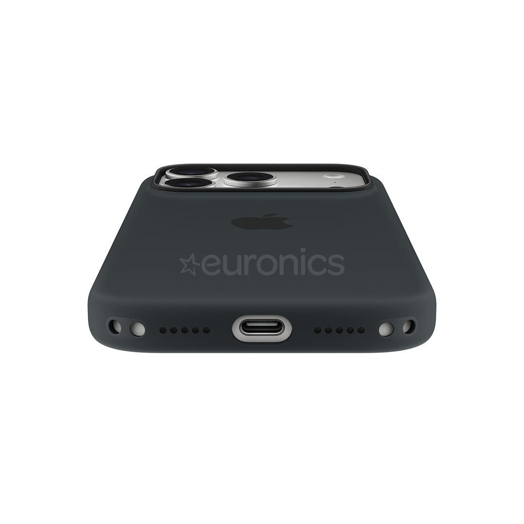 Apple Silicone Case with Magsafe, iPhone 17 Pro, melna - Apvalks viedtālrunim