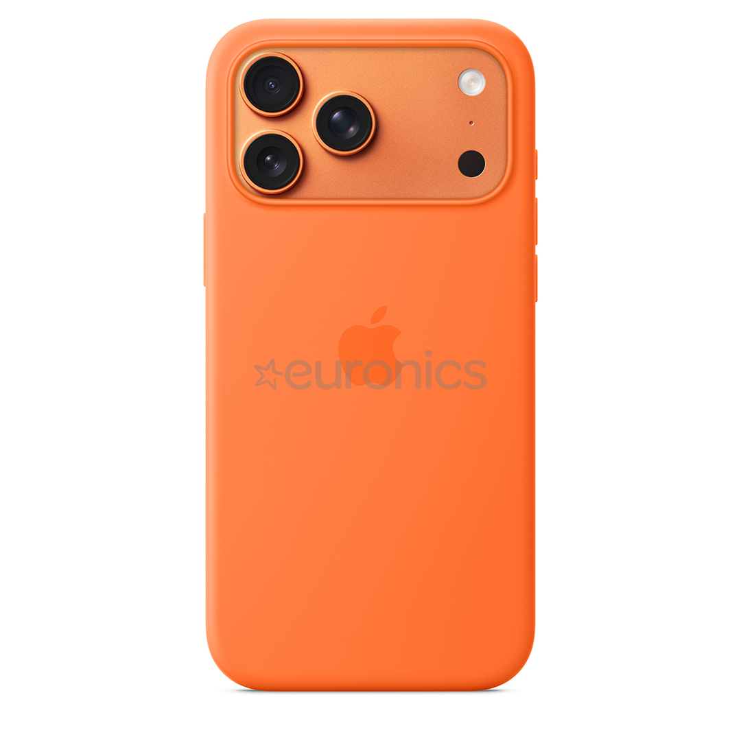 Apple Silicone Case with Magsafe, iPhone 17 Pro Max, oranža - Apvalks viedtālrunim