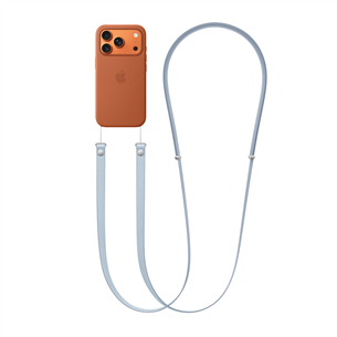 Apple Crossbody Strap, gaiši zila - Plecu siksna