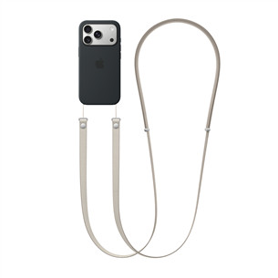 Apple Crossbody Strap, bēša - Plecu siksna