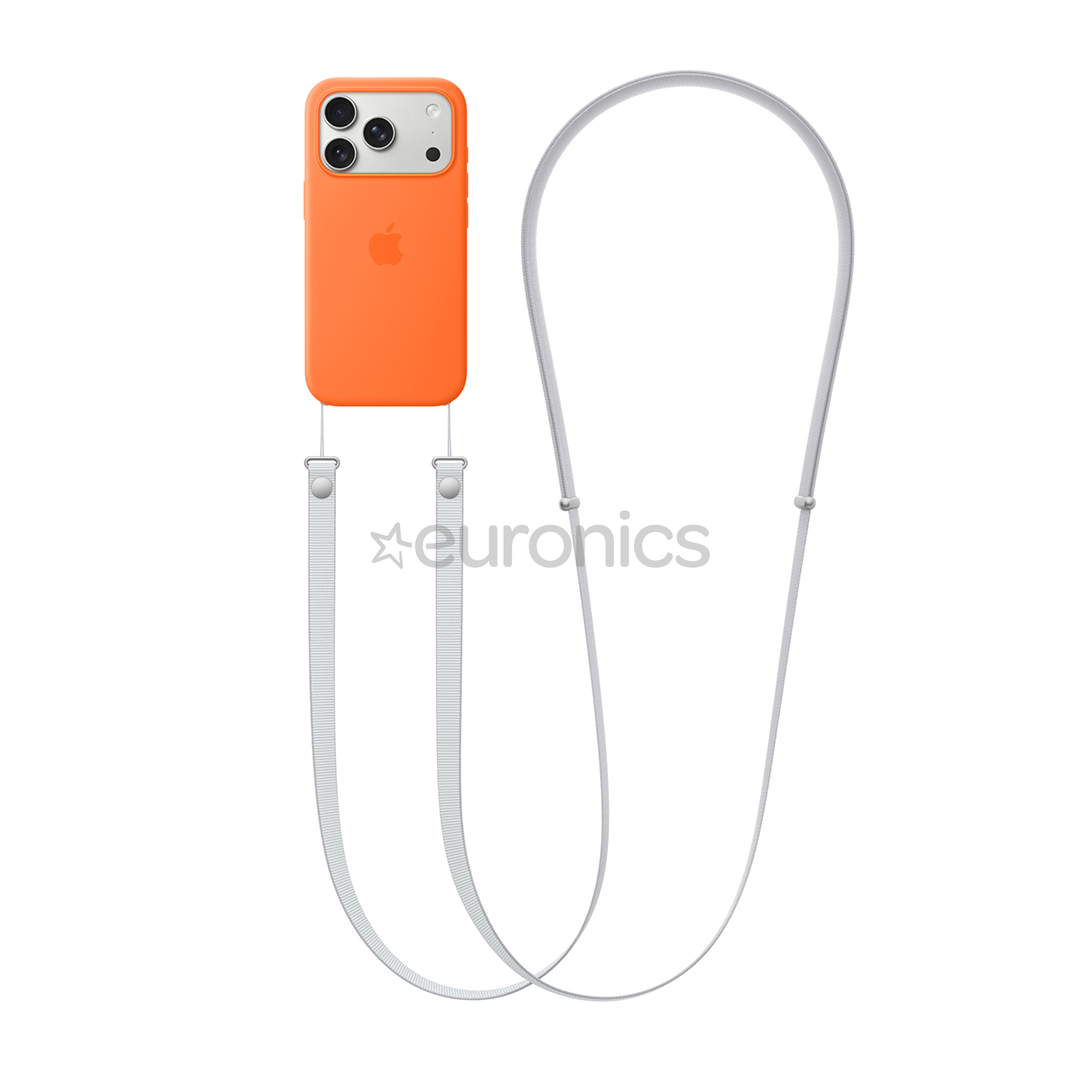 Apple Crossbody Strap, gaiši pelēka - Plecu siksna