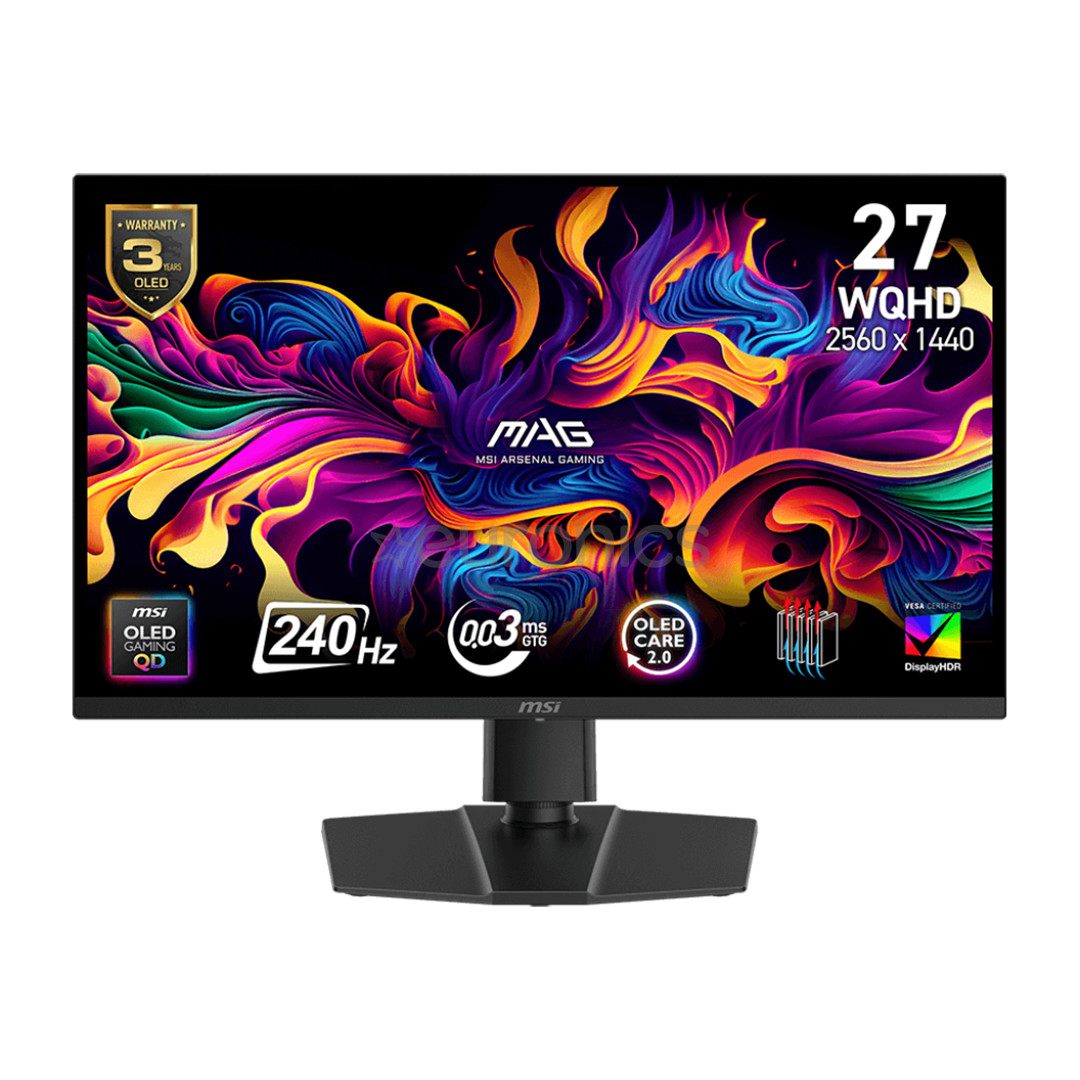 MSI MAG 273QP X24, 27'', WQHD, QD-OLED, 240 Hz, black - Monitor