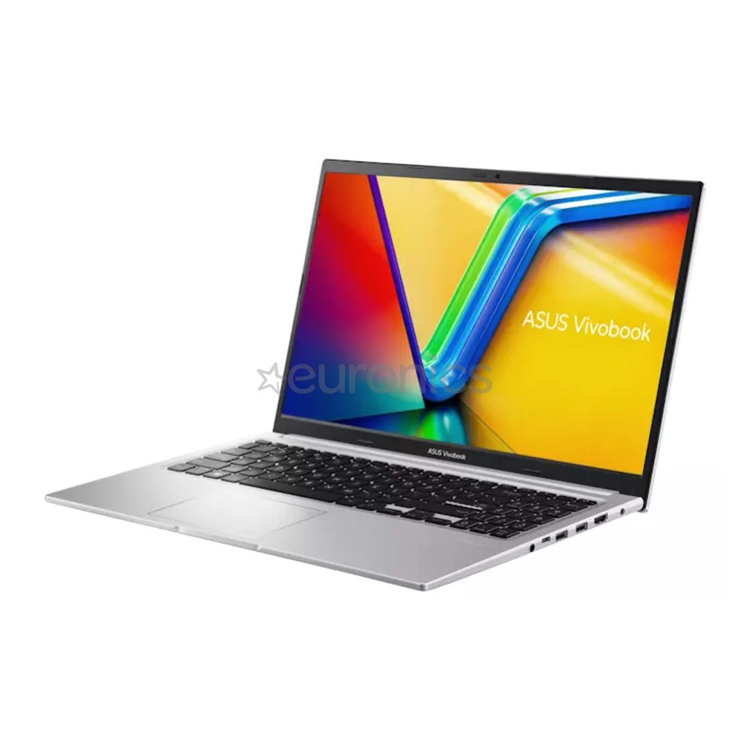 Asus Vivobook 15, 15,6'', FHD, i5, 16 GB, 512 GB, ENG, sudraba - Portatīvais dators