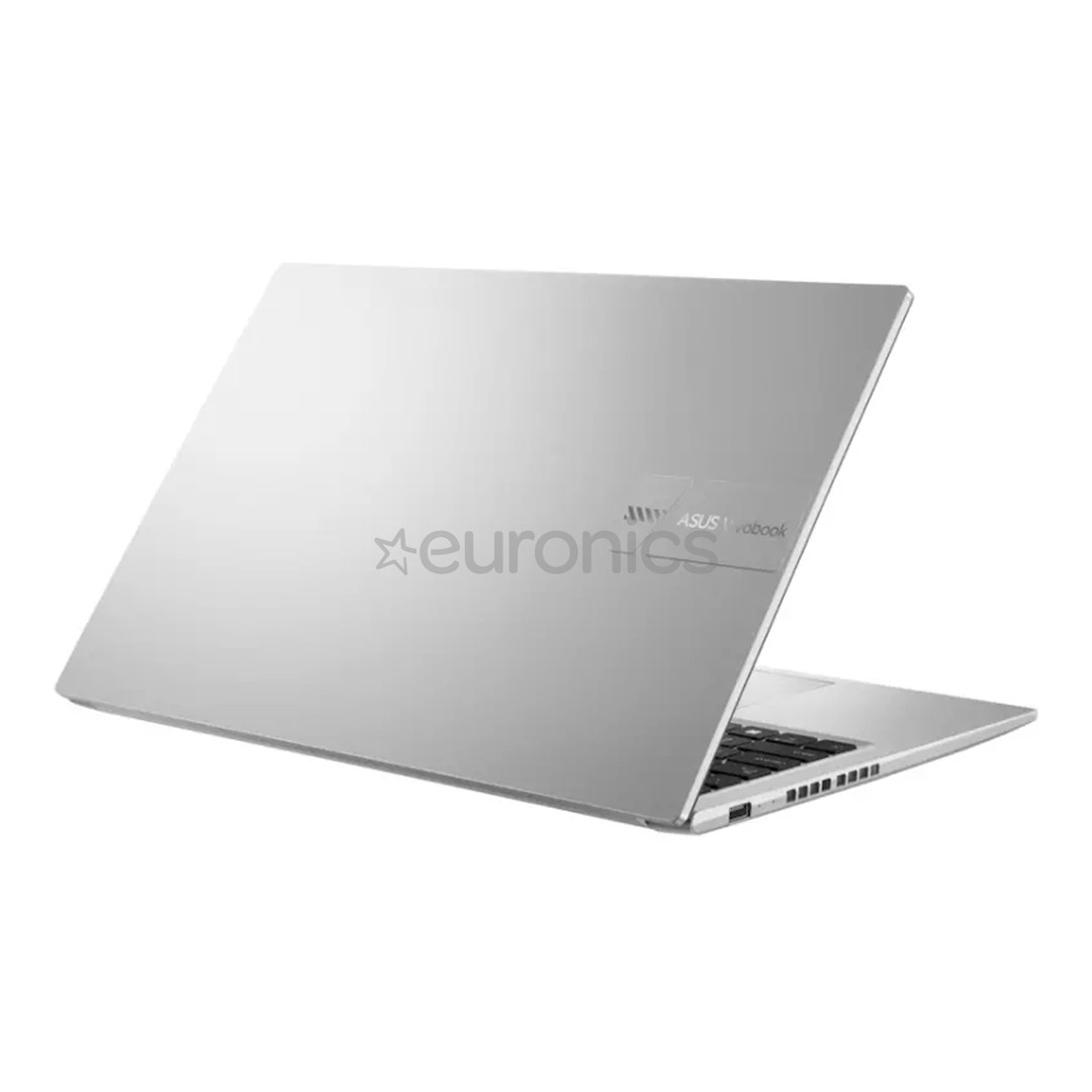 Asus Vivobook 15, 15,6'', FHD, i5, 16 GB, 512 GB, ENG, sudraba - Portatīvais dators