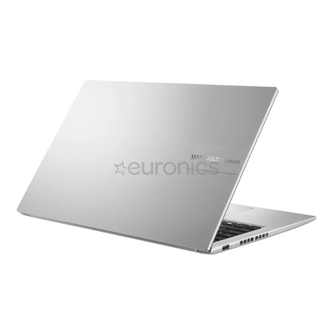 Asus Vivobook 15, 15,6'', FHD, i5, 16 GB, 512 GB, ENG, sudraba - Portatīvais dators