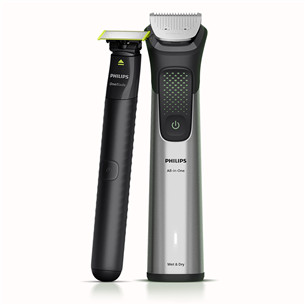 Philips All-in-One Trimmer 9000 Series, 20-in-1, melna/pelēka - Trimmeru komplekts