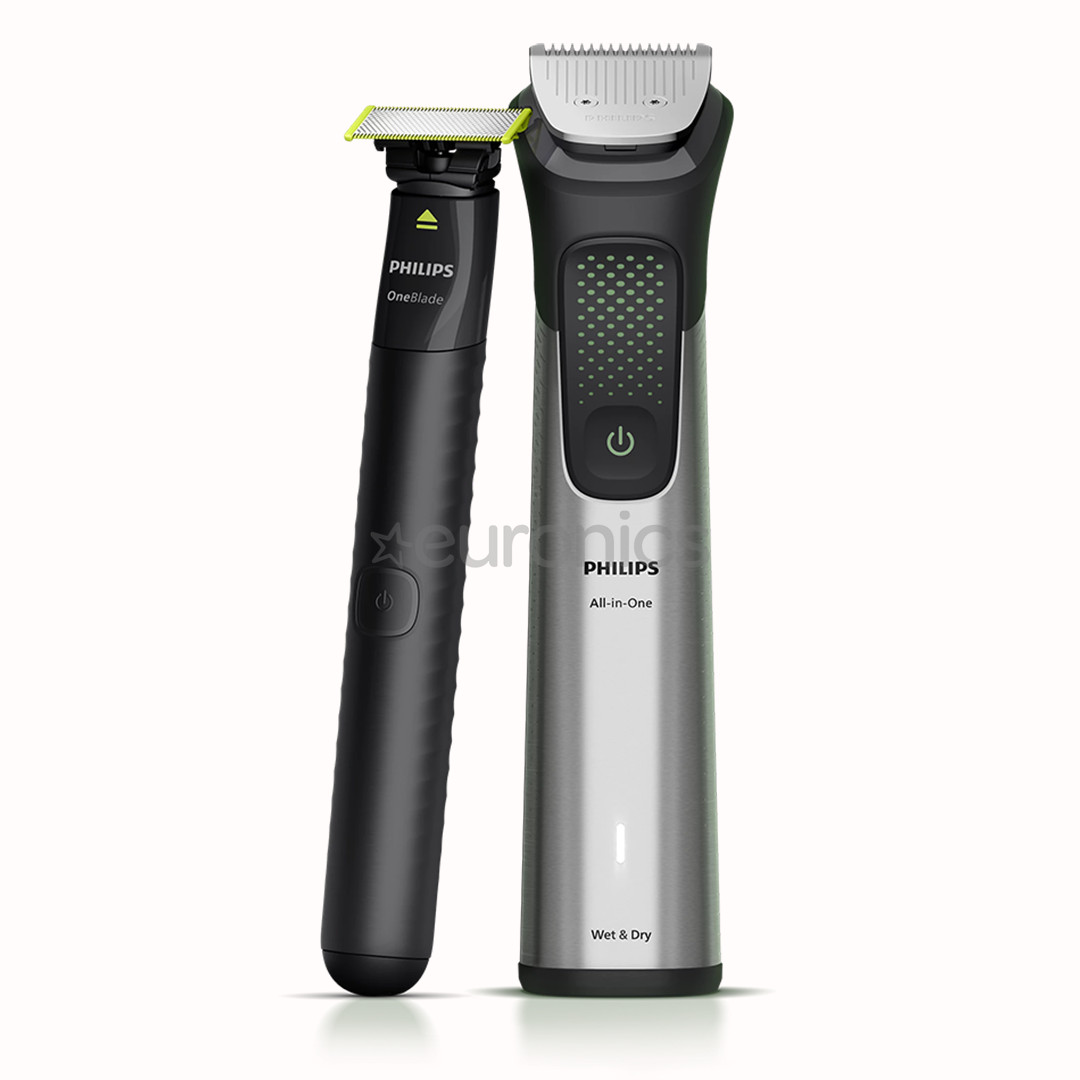 Philips All-in-One Trimmer 9000 Series, 20-in-1, melna/pelēka - Trimmeru komplekts