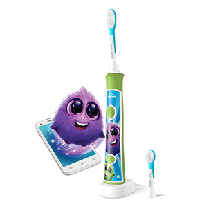 Philips Sonicare For Kids, zaļa - Elektriskā zobu birste HX6352/11
