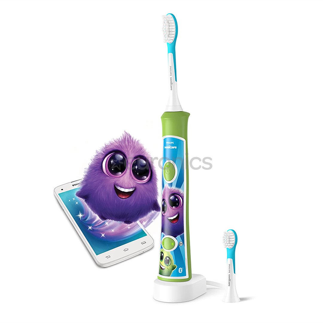 Philips Sonicare For Kids, зеленый - Электрическая зубная щетка