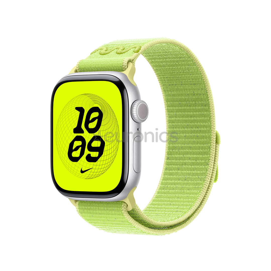 Apple Nike Sport Loop, 42 mm, dzeltena - Siksniņa pulkstenim