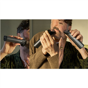 Philips All-in-One Trimmer 7000 Series, 15-in-1, tumši pelēka - Trimmeru komplekts