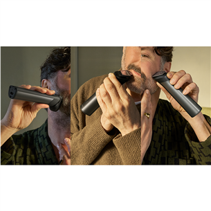 Philips All-in-One Trimmer 7000 Series, 15-in-1, tumši pelēka - Trimmeru komplekts