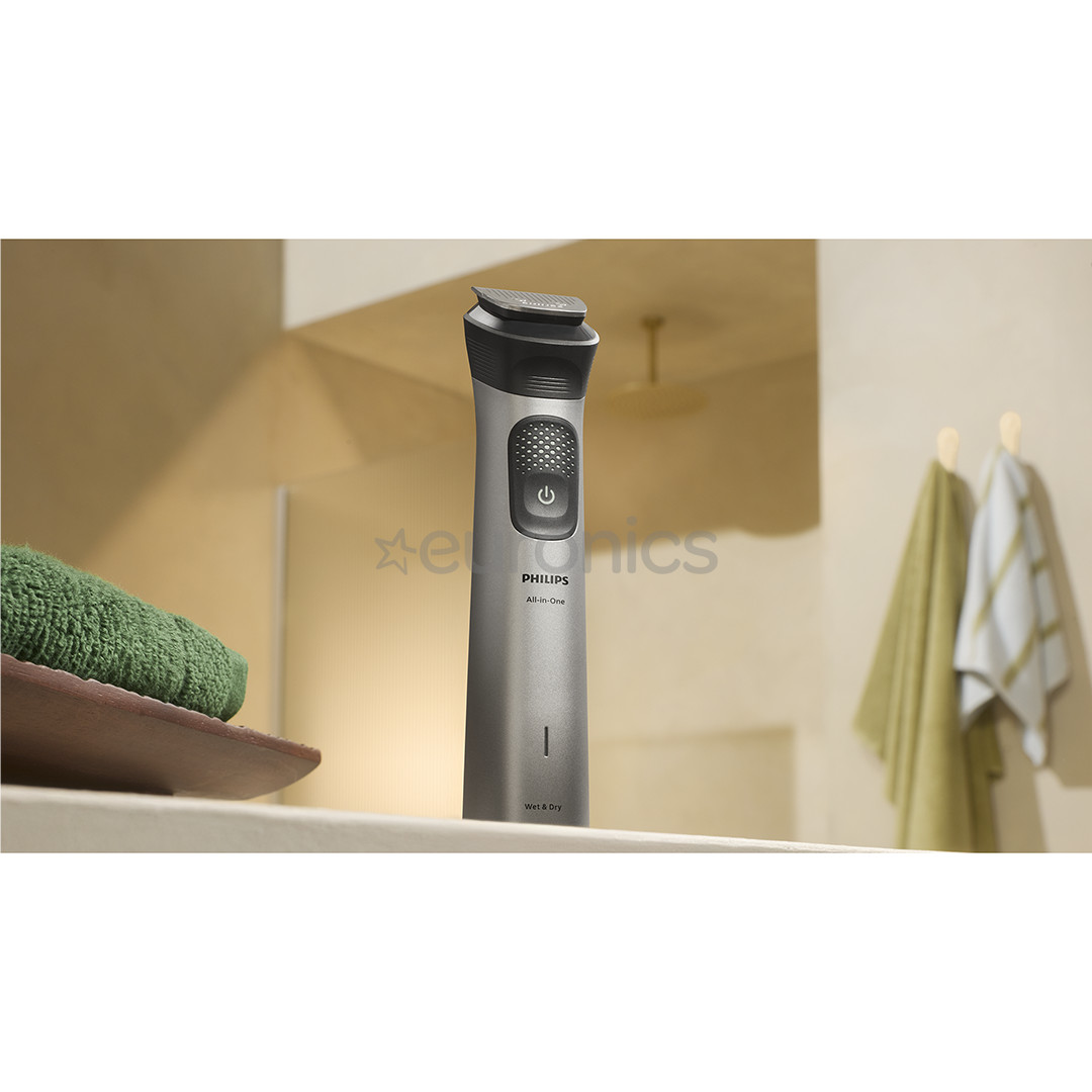 Philips All-in-One Trimmer 7000 Series, 15-in-1, tumši pelēka - Trimmeru komplekts
