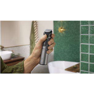 Philips All-in-One Trimmer 7000 Series, 15-in-1, tumši pelēka - Trimmeru komplekts