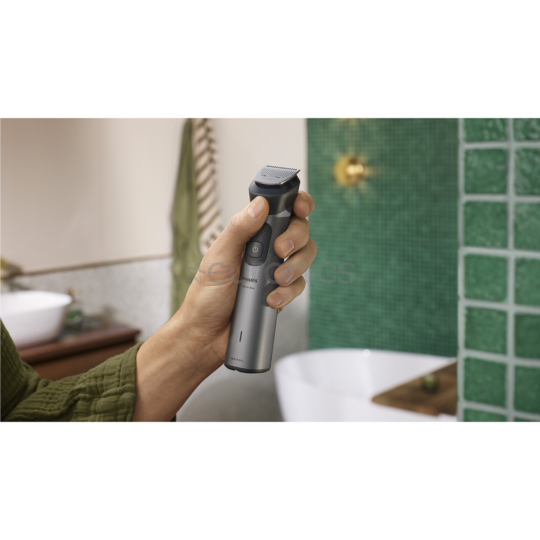 Philips All-in-One Trimmer 7000 Series, 15-in-1, tumši pelēka - Trimmeru komplekts